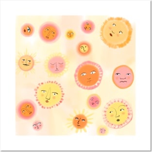 Sun Expression Posters and Art